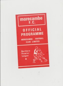 1971-72 Morecambe v Formby - Lancashire Trophy 1st Round for sale on Ebay