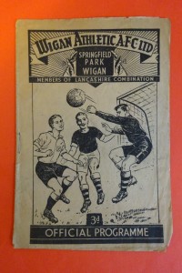 1957/58   WIGAN ATHLETIC v FLEETWOOD for sale on Ebay
