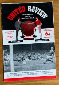 Postponed Match Manchester United v Leicester City 19/12/1964 for sale on Ebay