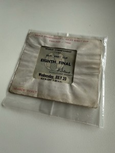 England 1966 World Cup Eighth Final Ticket July 20th 1966 Jules Rimet Cup for sale on Ebay