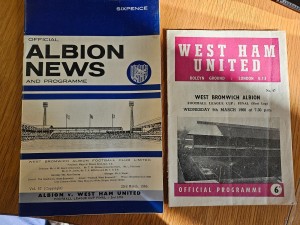 LEAGUE CUP FINAL PROGRAMMES 1966 West Brom v West Ham for sale on Ebay