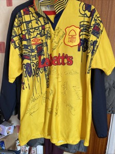 1996 Signed  Nots Forest T-shirt for sale on Ebay