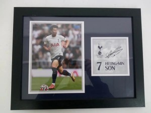 Framed Tottenham Hotspur No 7 Heung Min Son Print Display Club Legend for sale on Ebay