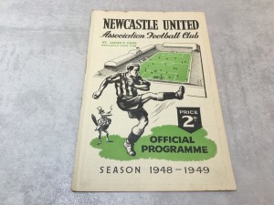 Newcastle United v Stoke City 1948/49 Division 1 - 11th September 1948 for sale on Ebay