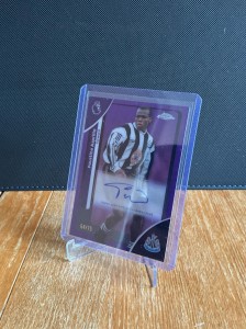 Topps Chrome Faustino Asprilla Auto 64/75 Newcastle United for sale on Ebay