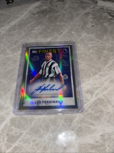 Les Ferdinand Newcastle Signed Card From Topps Finest 25/26 for sale on Ebay