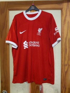 Liverpool football shirt XL male for sale on Ebay