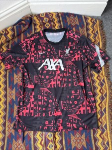 Liverpool 2020/21 Champions League Pre Match Shirt Size XL Good Condition for sale on Ebay