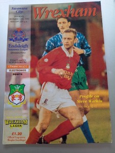 11.12.1993 Wrexham v Swansea City - Division Two for sale on Ebay
