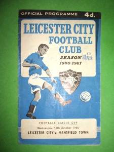 LEICESTER CITY V MANSFIELD TOWN ( FLC R1) 12-10-1960 for sale on Ebay