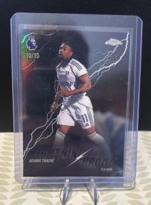 Adama Traore /10 Bookend Lightening Chrome Topps Chrome Premier League Fulham for sale on Ebay