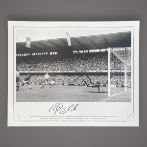 Pele Signed BRAZIL - 1958 World Cup Winners Photo (Faded signature) Bid £100 for sale on Ebay