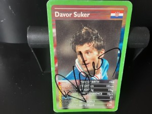 DAVOR SUKER - CROATIA Hand Signed Top Trumps Football trading card for sale on Ebay
