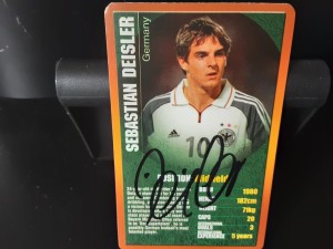 SEBASTIAN DEISLER - GERMANY Hand Signed Top Trumps Football trading card for sale on Ebay