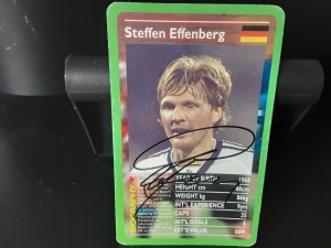 STEFFEN EFFENBERG - GERMANY Hand Signed Top Trumps Football trading card for sale on Ebay