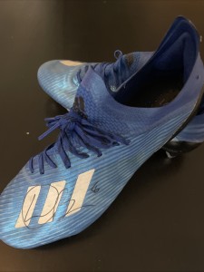 Match Worn And Signed Lewis O’Brien Football Boots Huddersfield, Forrest,Wrexham for sale on Ebay