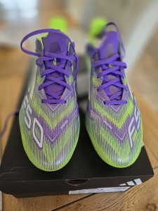 Adidas F50 Pro FG Football Boots Purple And White. Size 10.5 UK for sale on Ebay