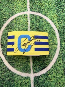 Roberto Carlos Of Brazil, Real Madrid & Fenerbache Signed Captain Armband wCOA for sale on Ebay