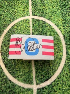 Paul Merson Of England, Arsenal & Aston Villa Signed Captain Armband wCOA for sale on Ebay