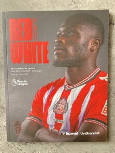 Sunderland v Manchester United Man Utd programme 09/05/2026 Premier League for sale on Ebay