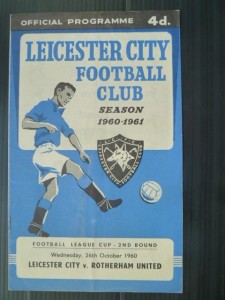 LEICESTER CITY  v  Rotherham United   60/1   FL Cup. for sale on Ebay