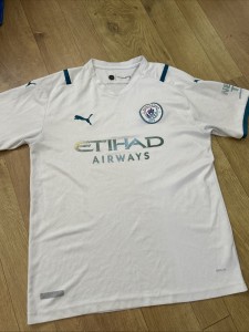 Men’s Manchester City Away Training Top 2021/2022 Size Large for sale on Ebay
