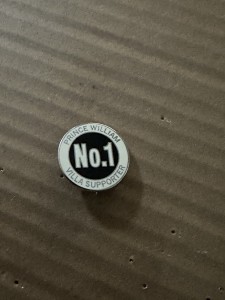 Prince William No 1 Villa Supporter Badge for sale on Ebay