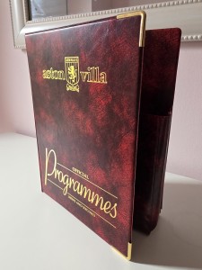 Aston Villa Programme Binder/Folder 90s Style for sale on Ebay