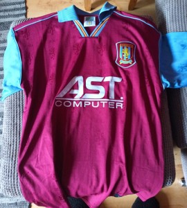 Aston Villa 95/96 Retro Shirt M by Score Draw for sale on Ebay