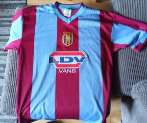 Aston Villa Retro Home shirt 99/00 - M by Score Draw for sale on Ebay
