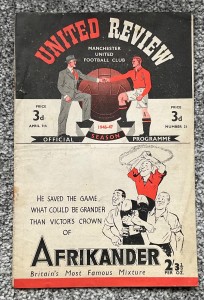 RARE - Manchester United v Leeds United 1946/47 for sale on Ebay