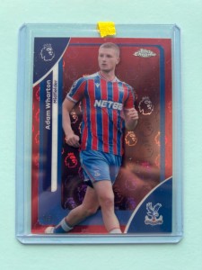 Adam Wharton Crystal Palace Topps Chrome Logofractor /5 for sale on Ebay