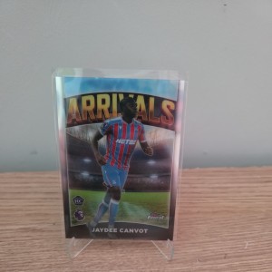 Topps Finest 2025/26 Premier League Arrivals Jaydee Canvot RC Crystal Palace SP for sale on Ebay