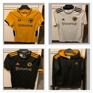 BUNDLE - Wolves FC Shirts X 3 Size M Boys and hoodie size large boys   for sale on Ebay