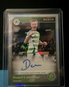 Topps Merlin Daniel Cummings Base Rookie Card Auto Celtic for sale on Ebay