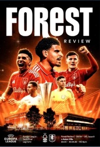NOTTINGHAM FOREST v ASTON VILLA 2025/26 EUROPA LEAGUE SEMI FINAL PROGRAMME for sale on Ebay