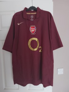 Nike Arsenal 2005-06 Home Shirt Size Large, Highbury Commemorative 1913-2006 for sale on Ebay