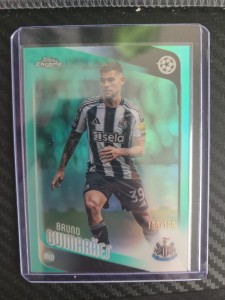 Bruno Guimaraes Topps Chrome 189/199 UCC 2025-26 Newcastle United for sale on Ebay