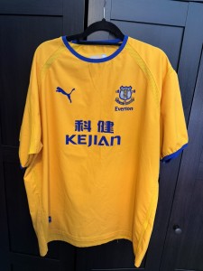 Original Umbro Puma Everton 2003/2004 Away Shirt Mens Extra Large XL for sale on Ebay