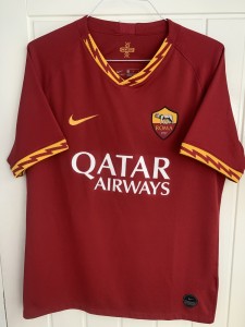 AS ROMA NIKE 2019/20 HOME SHIRT SIZE LARGE MAN for sale on Ebay