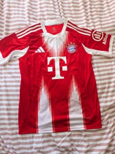 Musiala Bayern Munich 2025/26 Home Jersey Football Shirt for sale on Ebay