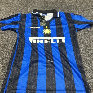 1997/98 Inter Milan Retro Home Shirt RONALDO #10 Jersey Small for sale on Ebay