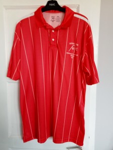 Aberdeen Football Club Polo Shirt Red With White Stripe 2xl Excellent Con for sale on Ebay