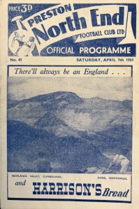 Preston North End v West Ham United Div 2 1950/51 for sale on Ebay