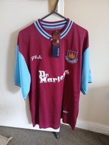 West Ham United Home Shirt  2001 ,Size M Fila Official Product BNWT Rare for sale on Ebay
