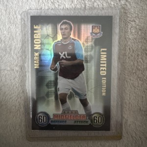 Topps Match Attax 07/08 Mark Noble Limited Edition West Ham Card for sale on Ebay