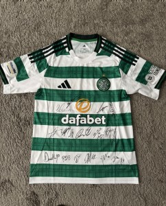 Genuine SQUAD SIGNED CELTIC FC HOME SHIRT - PHOTO PROOF - CHAMPIONS for sale on Ebay