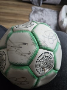 celtic football memorabilia signed for sale on Ebay