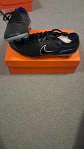 Mens Nike Legend 10 Pro Tiempo Football Boots Size 11.5 Black FG for sale on Ebay