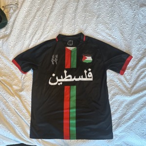 FC Palestina Football Shirt Black Large Short Sleeves Adult Club Jersey Top for sale on Ebay